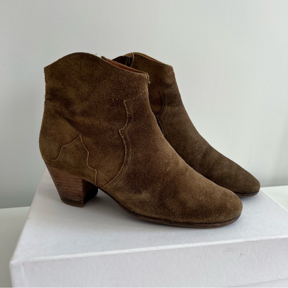 Isabel Marant Dicker Suede Ankle Boots
